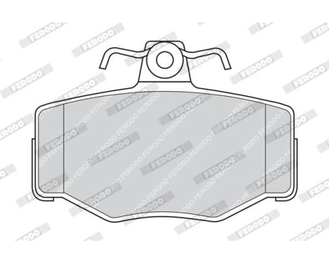 Brake Pad Set, disc brake PREMIER ECO FRICTION FDB707 Ferodo, Image 3