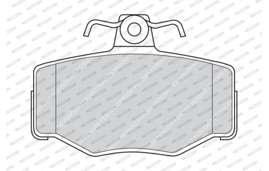 Brake Pad Set, disc brake PREMIER ECO FRICTION FDB707 Ferodo, Image 3
