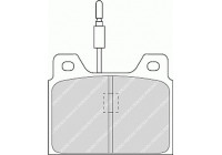 Brake Pad Set, disc brake PREMIER ECO FRICTION FDB71 Ferodo
