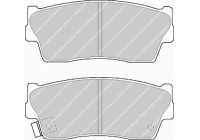 Brake Pad Set, disc brake PREMIER ECO FRICTION FDB712 Ferodo