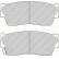 Brake Pad Set, disc brake PREMIER ECO FRICTION FDB712 Ferodo