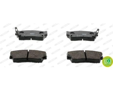 Brake Pad Set, disc brake PREMIER ECO FRICTION FDB712 Ferodo, Image 2