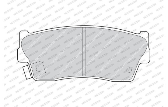 Brake Pad Set, disc brake PREMIER ECO FRICTION FDB712 Ferodo, Image 3