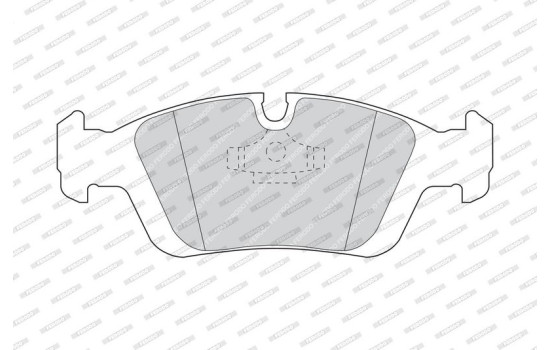 Brake Pad Set, disc brake PREMIER ECO FRICTION FDB725 Ferodo, Image 3