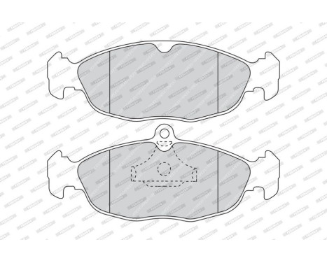 Brake Pad Set, disc brake PREMIER ECO FRICTION FDB732 Ferodo, Image 4