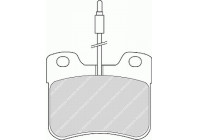 Brake Pad Set, disc brake PREMIER ECO FRICTION FDB745 Ferodo