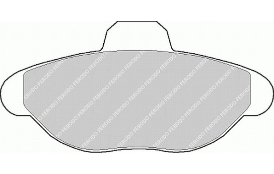 Brake Pad Set, disc brake PREMIER ECO FRICTION FDB749 Ferodo, Image 2