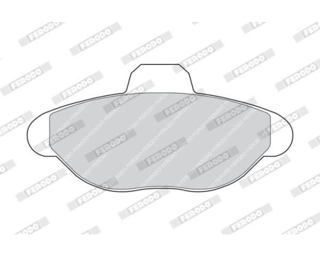 Brake Pad Set, disc brake PREMIER ECO FRICTION FDB749 Ferodo, Image 4