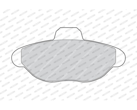 Brake Pad Set, disc brake PREMIER ECO FRICTION FDB749 Ferodo, Image 4