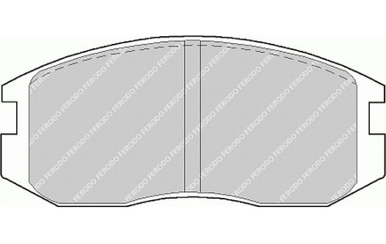Brake Pad Set, disc brake PREMIER ECO FRICTION FDB759 Ferodo, Image 2
