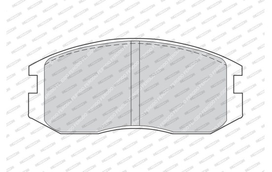 Brake Pad Set, disc brake PREMIER ECO FRICTION FDB759 Ferodo, Image 4