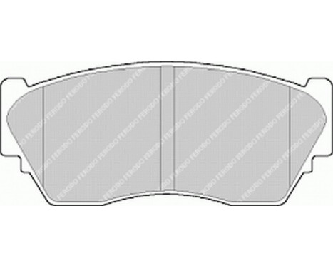 Brake Pad Set, disc brake PREMIER ECO FRICTION FDB763 Ferodo, Image 2