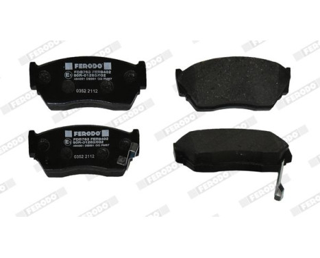 Brake Pad Set, disc brake PREMIER ECO FRICTION FDB763 Ferodo, Image 4