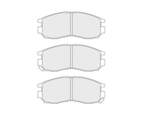 Brake Pad Set, disc brake PREMIER ECO FRICTION FDB764 Ferodo, Image 3