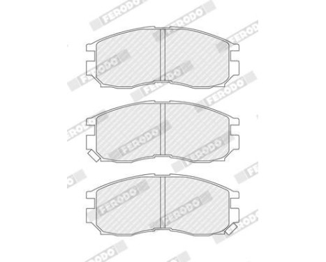 Brake Pad Set, disc brake PREMIER ECO FRICTION FDB764 Ferodo, Image 3