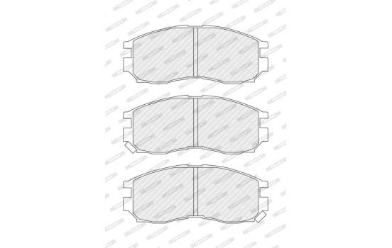 Brake Pad Set, disc brake PREMIER ECO FRICTION FDB764 Ferodo, Image 3