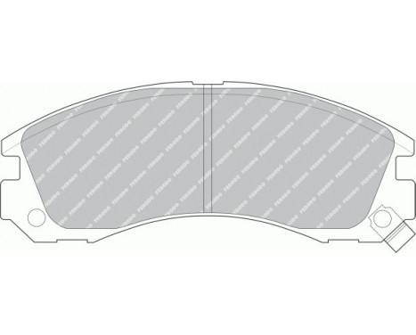 Brake Pad Set, disc brake PREMIER ECO FRICTION FDB765 Ferodo