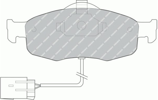 Brake Pad Set, disc brake PREMIER ECO FRICTION FDB766 Ferodo, Image 2