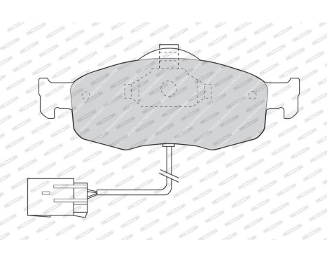 Brake Pad Set, disc brake PREMIER ECO FRICTION FDB766 Ferodo, Image 4