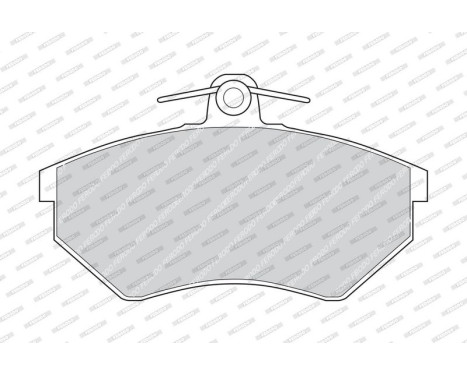 Brake Pad Set, disc brake PREMIER ECO FRICTION FDB774 Ferodo, Image 4