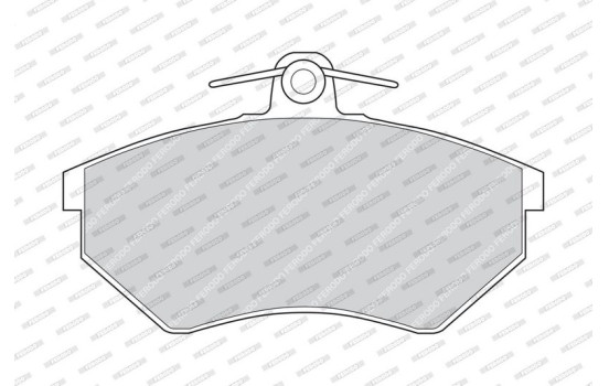 Brake Pad Set, disc brake PREMIER ECO FRICTION FDB775 Ferodo, Image 3