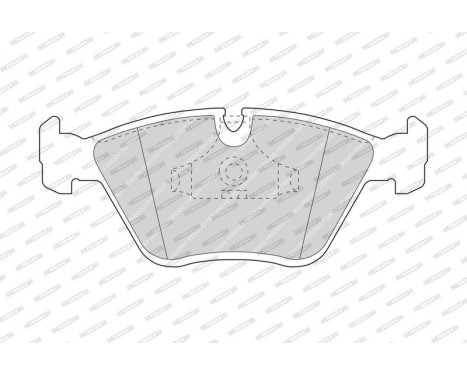 Brake Pad Set, disc brake PREMIER ECO FRICTION FDB779 Ferodo, Image 4