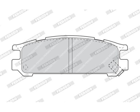 Brake Pad Set, disc brake PREMIER ECO FRICTION FDB790 Ferodo, Image 4