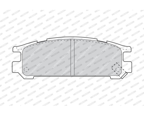 Brake Pad Set, disc brake PREMIER ECO FRICTION FDB790 Ferodo, Image 4
