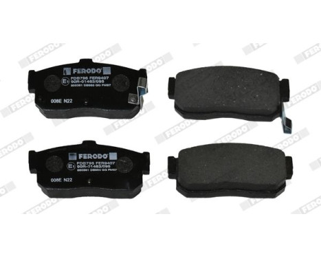 Brake Pad Set, disc brake PREMIER ECO FRICTION FDB796 Ferodo, Image 4