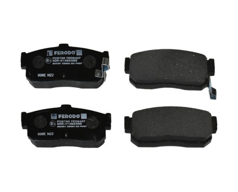 Brake Pad Set, disc brake PREMIER ECO FRICTION FDB796 Ferodo, Image 3