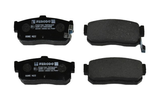 Brake Pad Set, disc brake PREMIER ECO FRICTION FDB796 Ferodo, Image 3