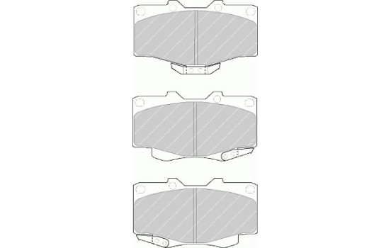 Brake Pad Set, disc brake PREMIER ECO FRICTION FDB797 Ferodo, Image 2