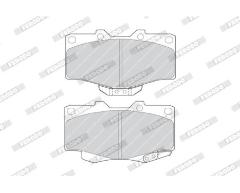 Brake Pad Set, disc brake PREMIER ECO FRICTION FDB797 Ferodo, Image 4