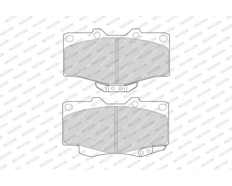 Brake Pad Set, disc brake PREMIER ECO FRICTION FDB797 Ferodo, Image 4