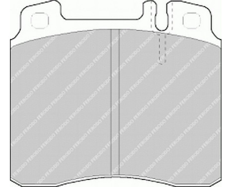 Brake Pad Set, disc brake PREMIER ECO FRICTION FDB800 Ferodo, Image 2