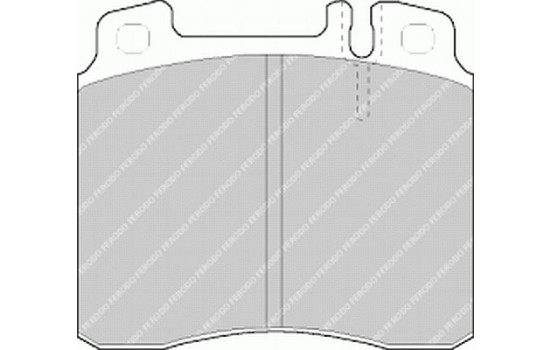Brake Pad Set, disc brake PREMIER ECO FRICTION FDB800 Ferodo, Image 2