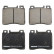 Brake Pad Set, disc brake PREMIER ECO FRICTION FDB800 Ferodo