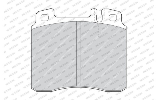 Brake Pad Set, disc brake PREMIER ECO FRICTION FDB800 Ferodo, Image 4