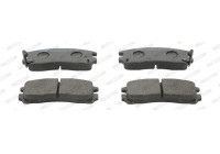 Brake Pad Set, disc brake PREMIER ECO FRICTION FDB803 Ferodo