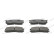 Brake Pad Set, disc brake PREMIER ECO FRICTION FDB803 Ferodo, Thumbnail 2