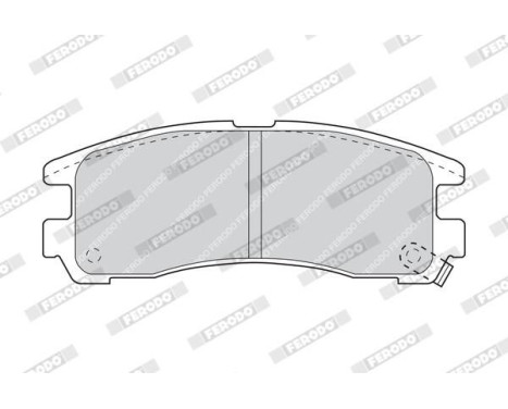 Brake Pad Set, disc brake PREMIER ECO FRICTION FDB803 Ferodo, Image 2
