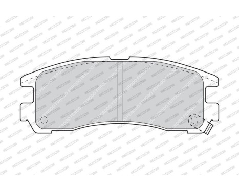 Brake Pad Set, disc brake PREMIER ECO FRICTION FDB803 Ferodo, Image 2