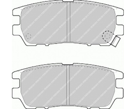 Brake Pad Set, disc brake PREMIER ECO FRICTION FDB804 Ferodo, Image 2