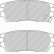 Brake Pad Set, disc brake PREMIER ECO FRICTION FDB804 Ferodo, Thumbnail 2