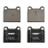 Brake Pad Set, disc brake PREMIER ECO FRICTION FDB809M Ferodo