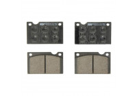 Brake Pad Set, disc brake PREMIER ECO FRICTION FDB813 Ferodo