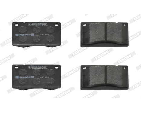 Brake Pad Set, disc brake PREMIER ECO FRICTION FDB813 Ferodo, Image 4