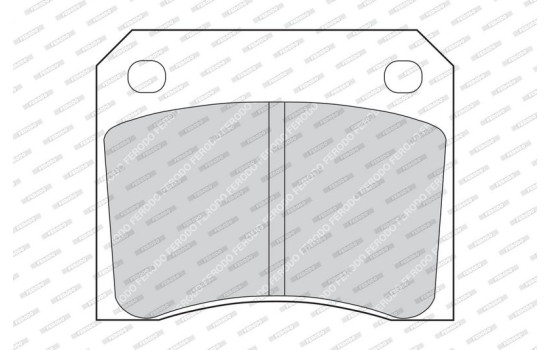 Brake Pad Set, disc brake PREMIER ECO FRICTION FDB815 Ferodo, Image 3