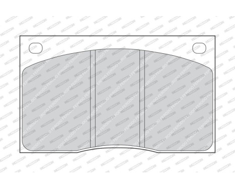 Brake Pad Set, disc brake PREMIER ECO FRICTION FDB817 Ferodo, Image 2