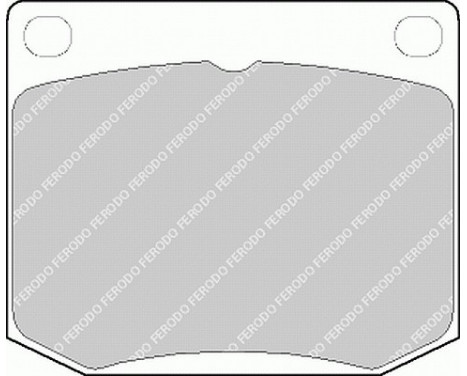 Brake Pad Set, disc brake PREMIER ECO FRICTION FDB818 Ferodo, Image 2